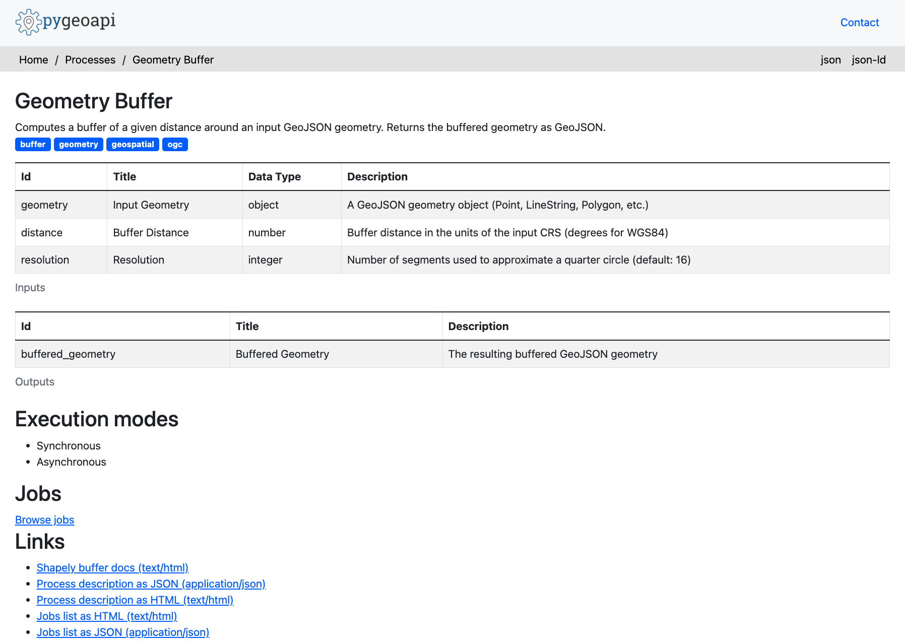 Info about the buffer process